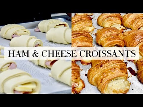 How To Make Ham and Cheese Croissants