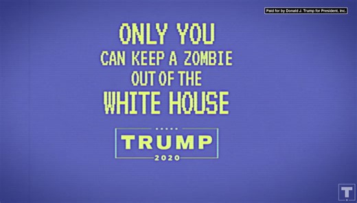 This Exists: Trump Mocks Joe Biden With ‘How to Spot a Zombie’ Campaign Ad