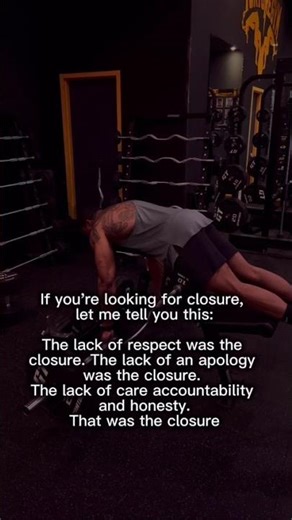 Some people showed you everything you needed to know, that was the closure.#ProSolutionist #Closure