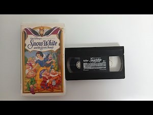 Opening to Snow White and the Seven Dwarfs 1994 VHS 60fps
