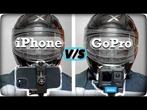 iPhone 13 vs GoPro HERO 11 FULL COMPARISON for MOTOVLOG | WHICH GOPRO TO BUY ?