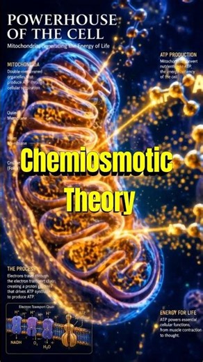 Chemiosmotic Theory Explained | ATP Synthesis and Cellular Respiration | Peter Mitchel Nobel Prize