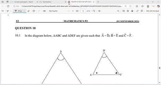 Euclidean Geometry Grade 12