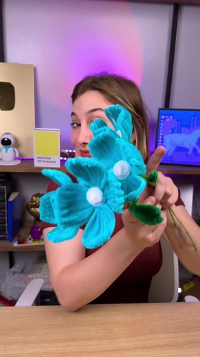 Tutorial de manualidades con limpiapipas para la primavera 🫶🏼💐