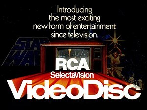 RCA SelectAVision CED Player feat. StarWars disc
