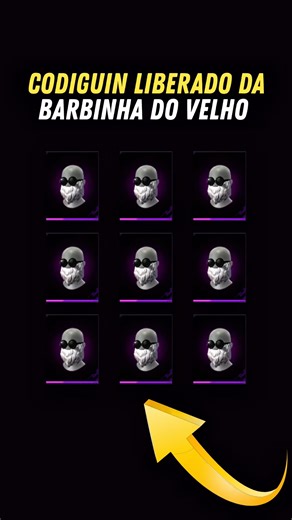 Hoje!! Código de Recompensa da Barbinha do Velho no FF 2026! #freefire