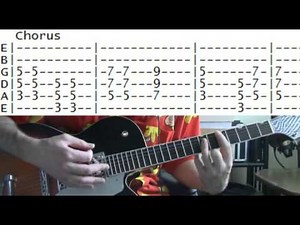 Kiss God Of Thunder Guitar Lesson with Chords and TAB Tutorial