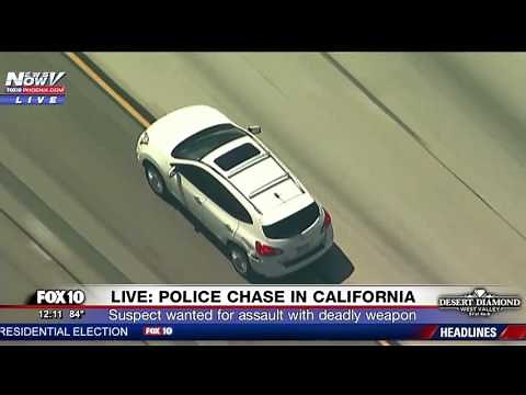 BIZARRE ENDING: Armed Road Rage Suspect Leads Police on Chase Through Los Angeles County (FNN)