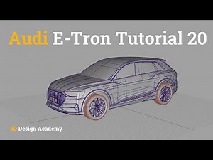 Advanced Autodesk Alias Tutorials - Audi E-Tron SUV 20