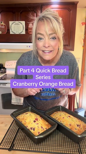#cranberry #breadrecipe #muffinrecipe #holidaybaking #fallbaking 2 cups cranberries, 2 oranges zested, 2 C Sugar, 3 C Flour, 2 tsp baking powder, 1 tsp salt, 1 1/2 C buttermilk, 1 C Vegetable Oil, 4 eggs, 2 Tbsp Orange Juice, 1 tsp Vanilla