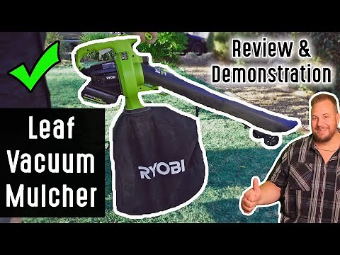 The Easiest Way To Clean Up Fallen Leaves! The RYOBI 40-Volt VacAttack Cordless Leaf Vacuum Mulcher