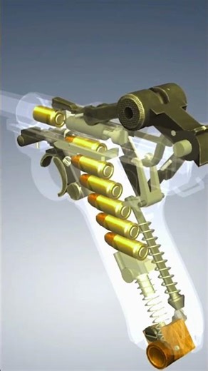 Epic 3D Gun Firing Animation | Ultra Realistic #Shorts#gunshot#trending#viralvideo