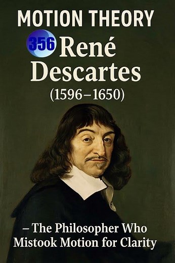 René Descartes (1596–1650) — The Philosopher Who Mistook Motion for Clarity