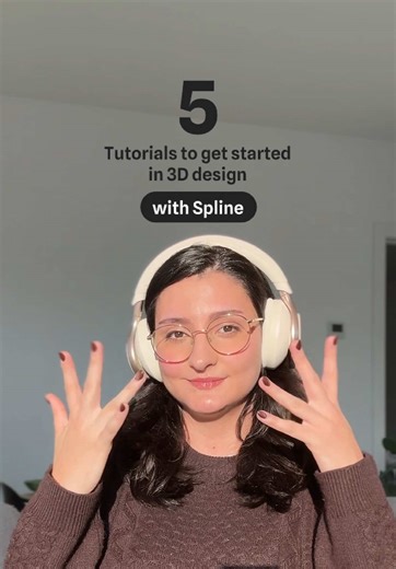 Start you 3D journey in 2026! Find all the videos in our tutorials tab in-app. Enjoy! 😉 #tutorial #3Ddesign #3danimation #spline #designtips