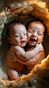 Hugging twins babies inside the womb 🤗 miracle of life #twins #babies #pregnancyjourney #motherhood #miraclebaby | Baby Womb