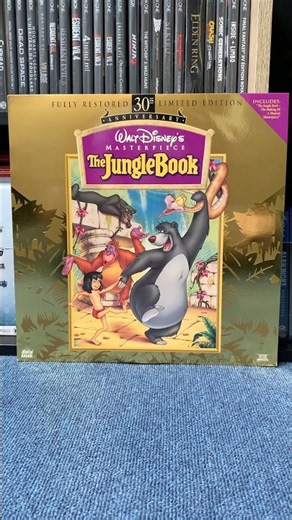 THE JUNGLE BOOK 30th Anniversary LaserDisc | Disney Limited Edition #shorts