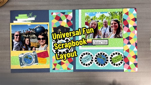 I wanted to share my Universal Fun Layout. I do not have instructions for this layout, but to see other instructions I have for sale, please go to: https://interactive-scrapbooking.square.site And Yes I do put these in albums with page protectors, here’s a link that will show you how: https://youtube.com/playlist?list=PLCEqa4MpyN281-L8PXFr7v5LCoKb14h-w #interactivescrapbooking #Scrapbook #scrapbookideas #Scrapbooking​ #Scrapbookingthemepark #scrapbookingtutorial​ #Scrapbookmakingideas #scrapbook