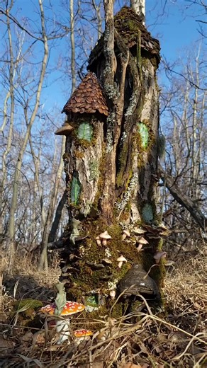 Crafting a Stunning 3ft Tall Fairy House