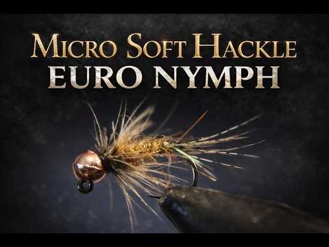 Soft Hackle Euro Nymph | A Channel Original Fly Pattern