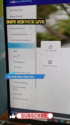 IMPS SHORT #sbicsp #kioskbanking #sbicspnewupdate2025 #kiosk #kiosks #sbi #windows #gpsdevice