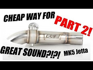 Finishing Installing ECS TUNING Exhaust Cutout! on Mk5 Jetta!!! (Part 2)