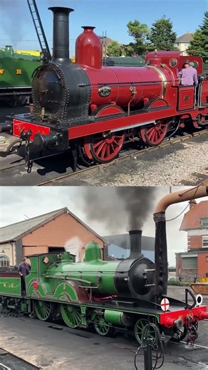 🎩 VICTORIAN VETERANS 🎩 #LSWR #T3 #Furness20 #steam #locomotives #victorian #railways #Minehead #WSR