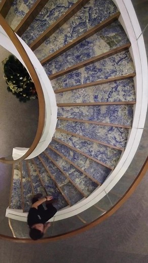 13K views · 53 reactions | Onyx marble stair slabs design | AlKarim Ceiling Pvt Ltd. | Facebook