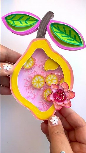 How to Make a Transparent Lemon 🍋 Easy Paper Craft