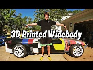 The Entire 3D Printed Widebody is on the Car!