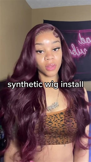 Installing a Synthetic Lace Front Wig Tutorial