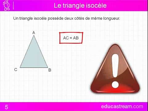 triangle cours maths CM1