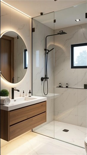 Top Bathroom Design ideas 2026 | Mirror & Shower Tub + Wash-Basin.