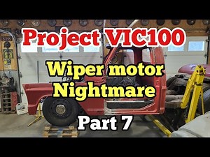 Project VIC100. Wiper motor nightmare. Part 7