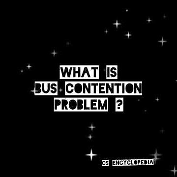 Bus contention problem || Computer Organization and Architecture
