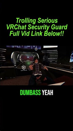I Trolled Serious VRChat Security Guards!! Full Vid Link Above! #vrchat #vrchattrolling #trolling