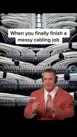 The Best Feeling: Organizing Messy Cables | Cisco IT