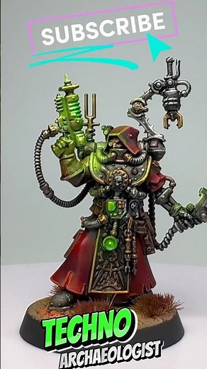 Adeptus Mechanicus Technoarcheologist #warhammer40k #warhammermodels #warhammerart #warhammer