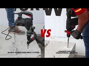 Wurth Extraction Drill Bit Plus QM with Suction Unit | Würth Malaysia