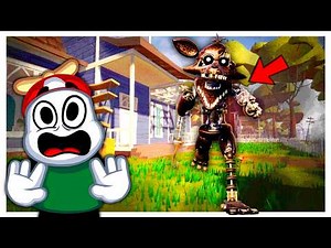 El Nuevo Ignited Foxy Es Mas Rapido Y Aterrador En Hello Neighbor / FNAF Fredbear Mod