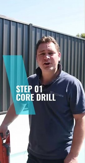 Pool Perf | Core Drill - STEP 01 | CHANNEL Installation Instruction - MOBILE VERSION