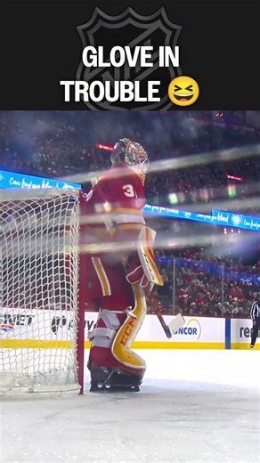 Giving the Glove a Talking To 😂