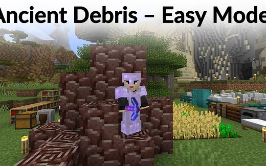 【MC|熟肉】如何简单获取远古残骸 1.16【gnembon】