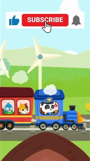 Kids Cartoon Train 🐱🐼