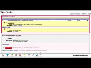 Using the Corrective Action feature for an Audit - Part 1