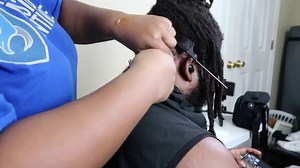 How To Retwist Locs (VERY DETAILED for Beginners) Updated Loc Tutorial ft. Hubby | Vlogtober Day 15