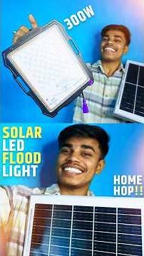 Best Budget Solar Flood Light? Homehop 300W Review! Powerful, Waterproof & Bright! #solarfloodlight