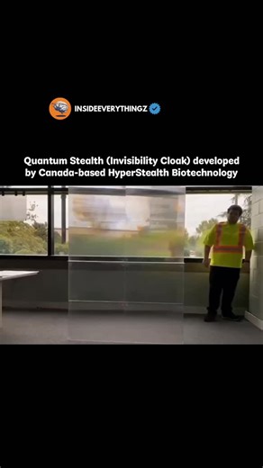 Explore l Learn l Facts on Instagram: "Quantum Stealth, developed by HyperStealth Biotechnology in Canada, is often described as an invisibility cloak because it can bend and distort light to hide whatever is behind it. Instead of using batteries or electronics, the material works through special light-shaping technology that redirects what you see, making objects, people, or equipment appear almost invisible from certain angles. It doesn’t erase them—it simply manipulates light like a visual tr