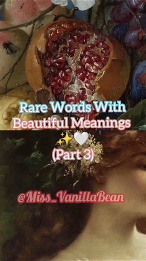rare words with beautiful meanings ( part 3) #fypシ #aesthetic #beautifulwords #rarewords