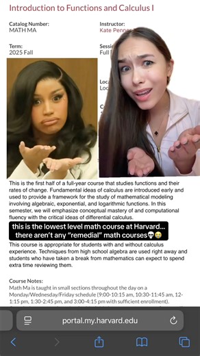 “Remedial” math at Harvard is a MYTH