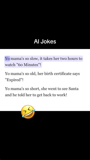 Artificial intelligence telling jokes ##jokes##itsjustajoke##funny##likeformoreofthese